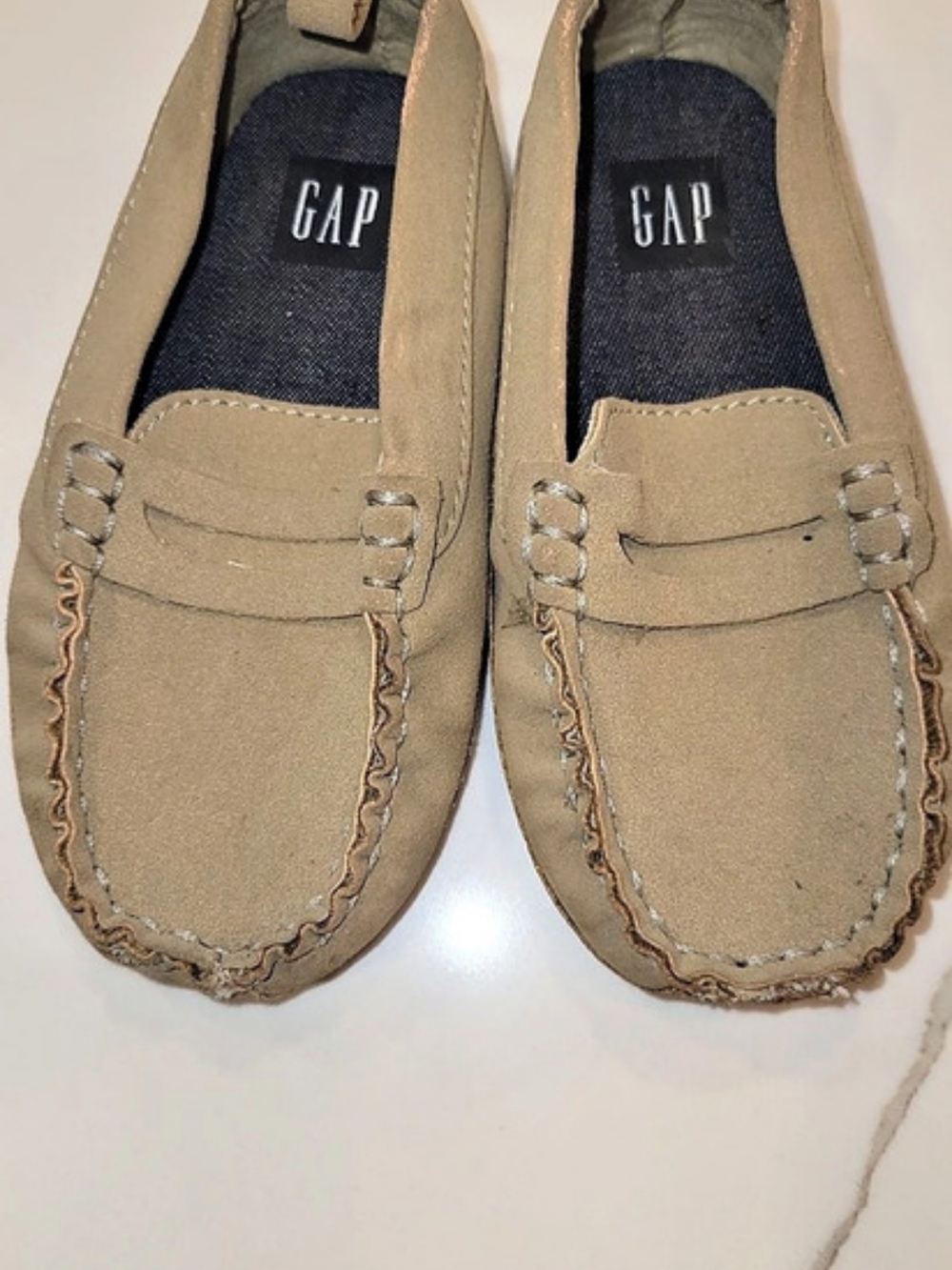GAP Kids Beige Moccasins